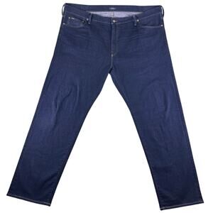 Polo Ralph Lauren The Varick Denim Jeans Mens Size 46x32 Slim Straight Dark Wash